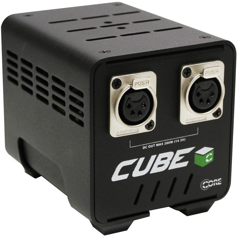 Core SWX Cube 200 Fuente de Poder - 2 Salidas XLR de 200W, Operación Silenciosa, Protecci