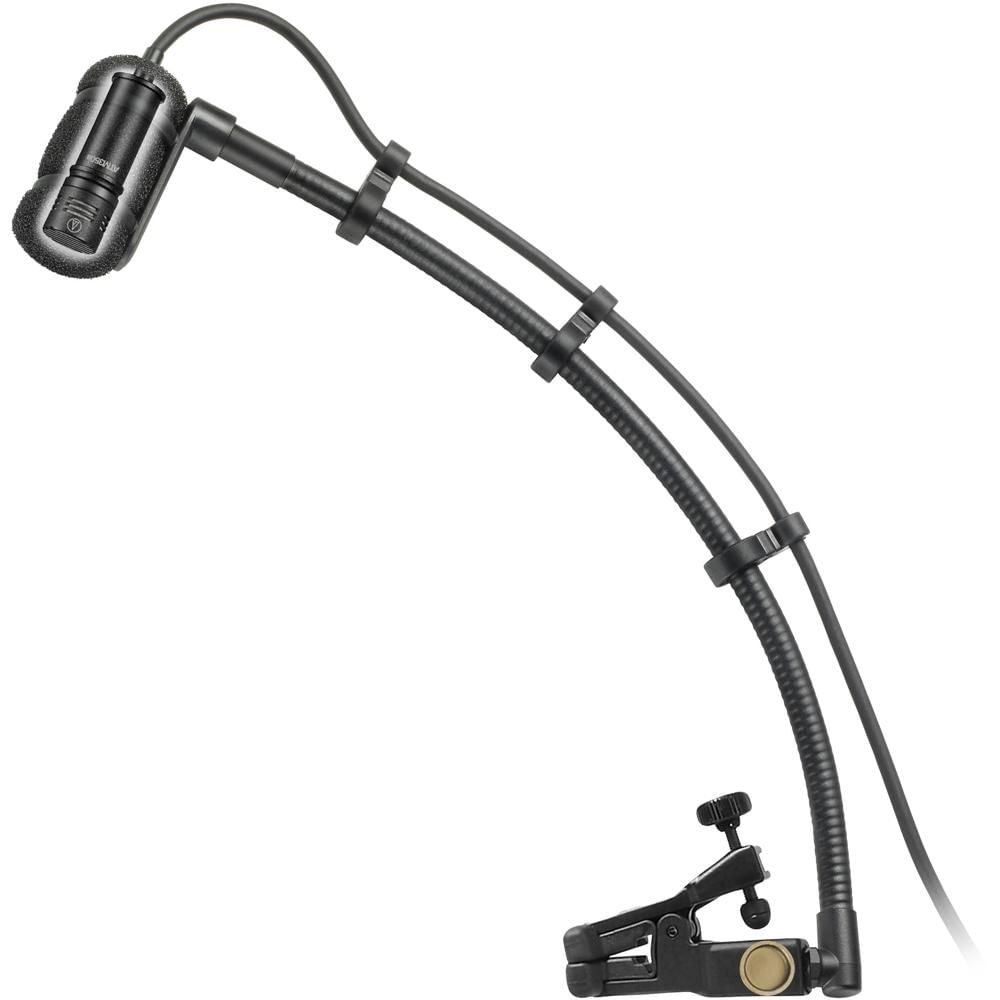 Audio-Technica ATM350UL Micrófono de Condensador Cardioide para Instrumentos con Soporte