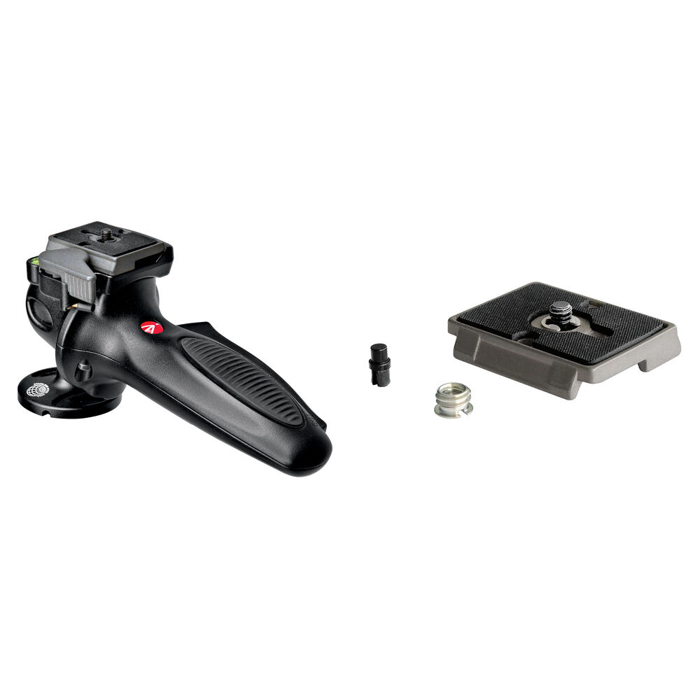 Manfrotto Cabezal de Bola 327RC2 con Placas de Liberación Rápida 200PL-14 y 200PL