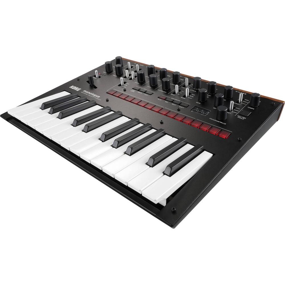 Korg Monologue Sintetizador Analógico Monofónico Negro - 100 Presets, Secuenciador de 16