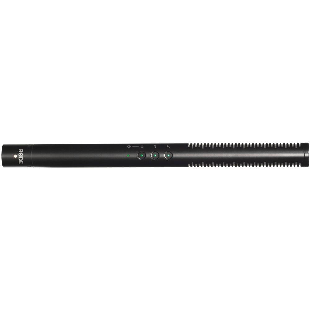 RODE Micrófono Shotgun NTG4+ Supercardioide con Batería Interna y Filtro de Corte Bajo
