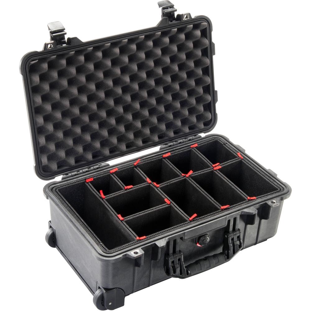 Pelican 1510TP Estuche de Mano con Sistema de Divisores TrekPak - Impermeable, Resistente
