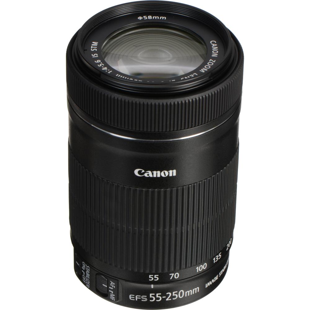 Canon EF-S 55-250mm f/4-5.6 IS STM Teleobjetivo Zoom con Estabilizador de Imagen