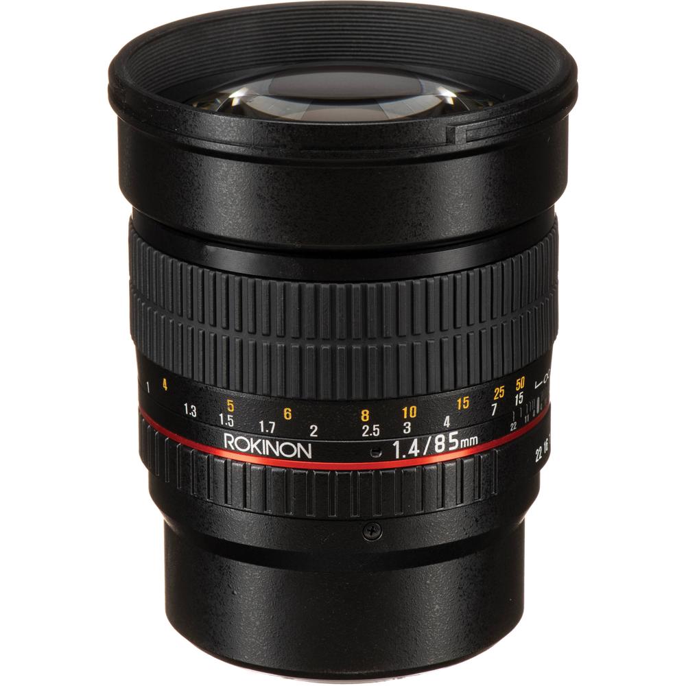 Rokinon 85mm f/1.4 AS IF UMC Lente para Montura Micro Cuatro Tercios - Apertura f/1.4, Ele