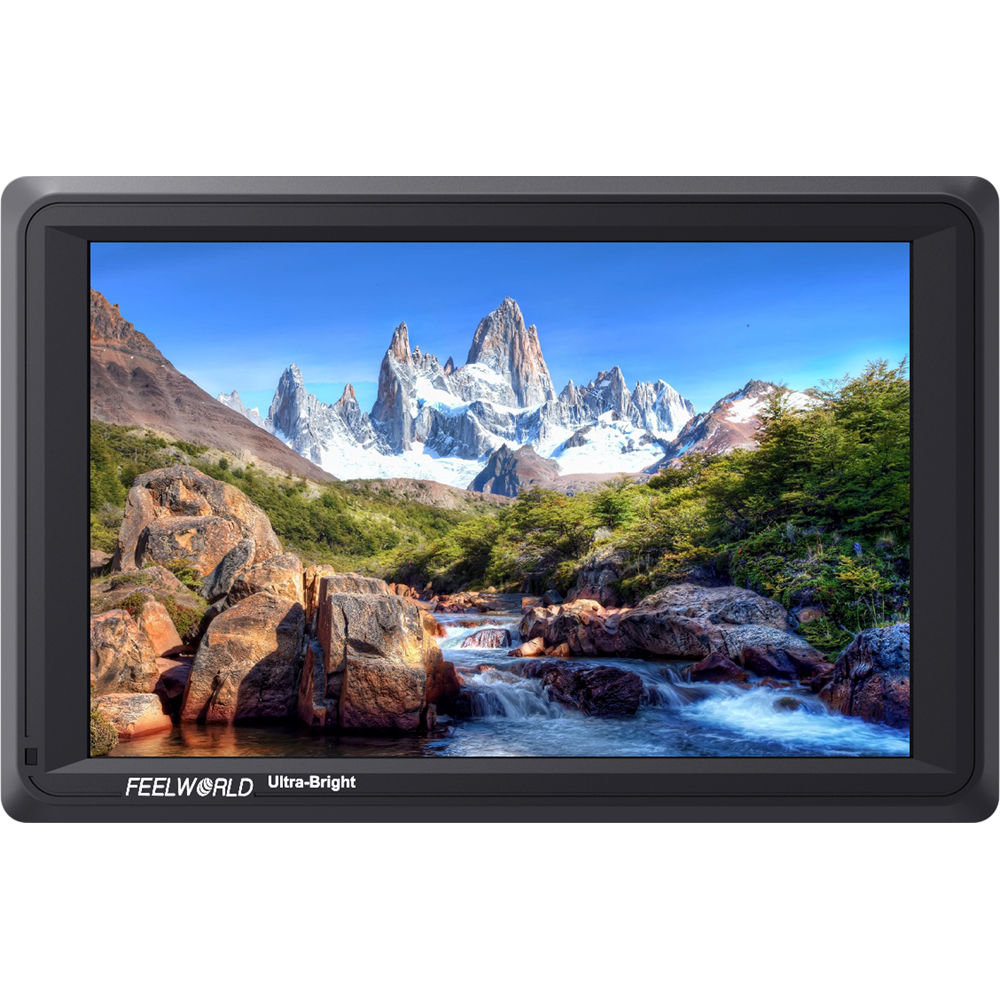 FeelWorld Monitor 7"" FW279 4K Ultra-Brillante 1920 x 1200 IPS LCD, 2200 cd/m², HDMI y 3G-