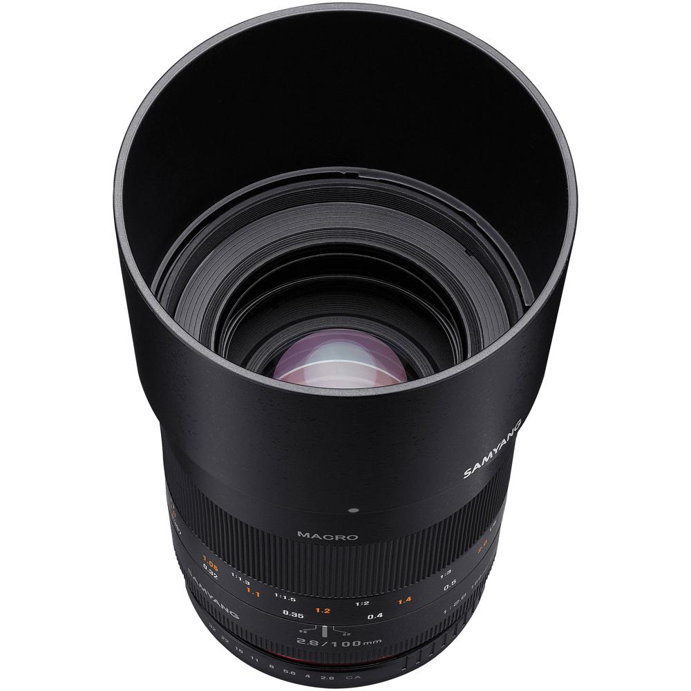 Samyang 100mm f/2.8 ED UMC Macro Lens para Fujifilm X - 1:1 Magnificación, Enfoque Mínim
