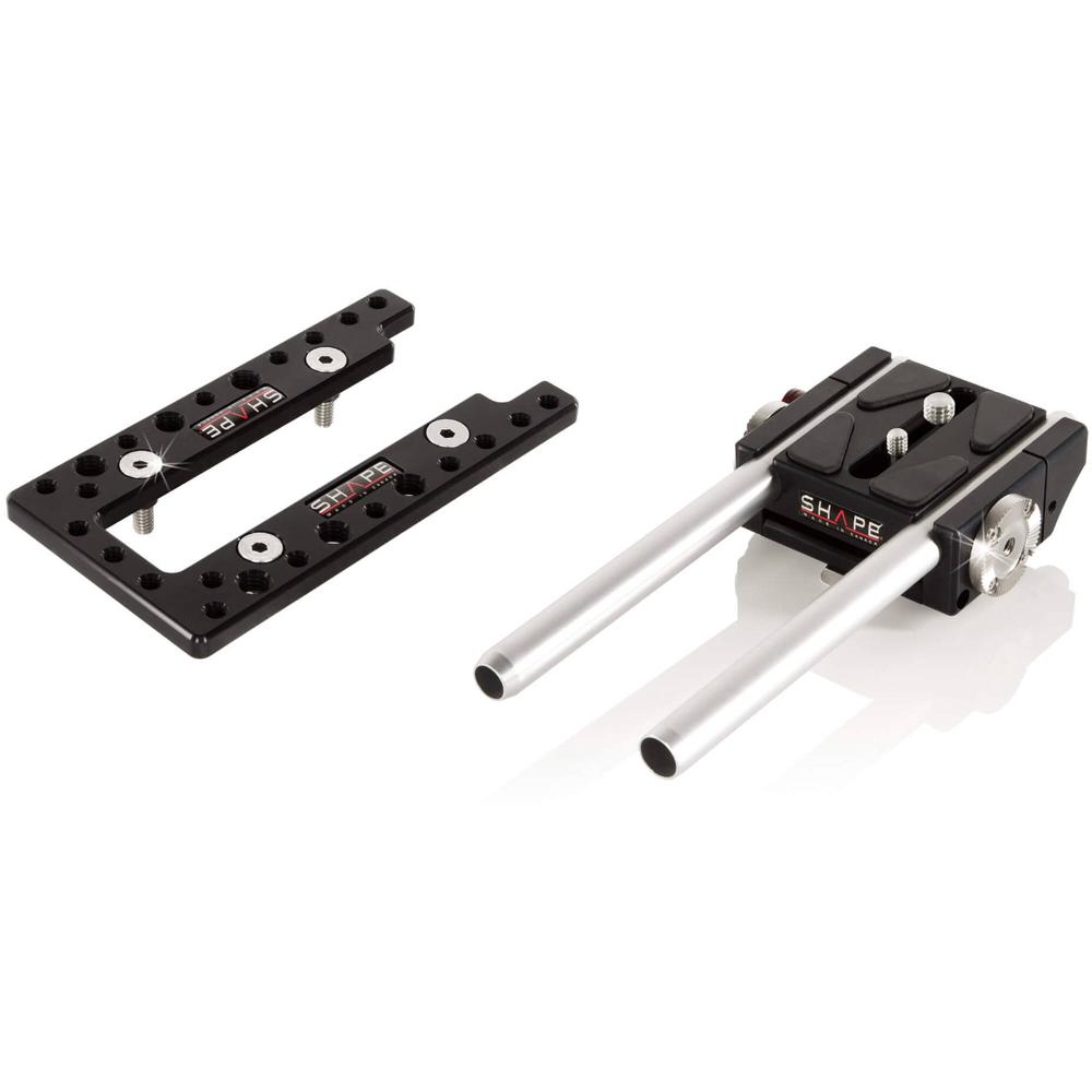 SHAPE Placa Ligera y Placa Superior para Sony FS7 con Base de 15mm y Rosetas ARRI