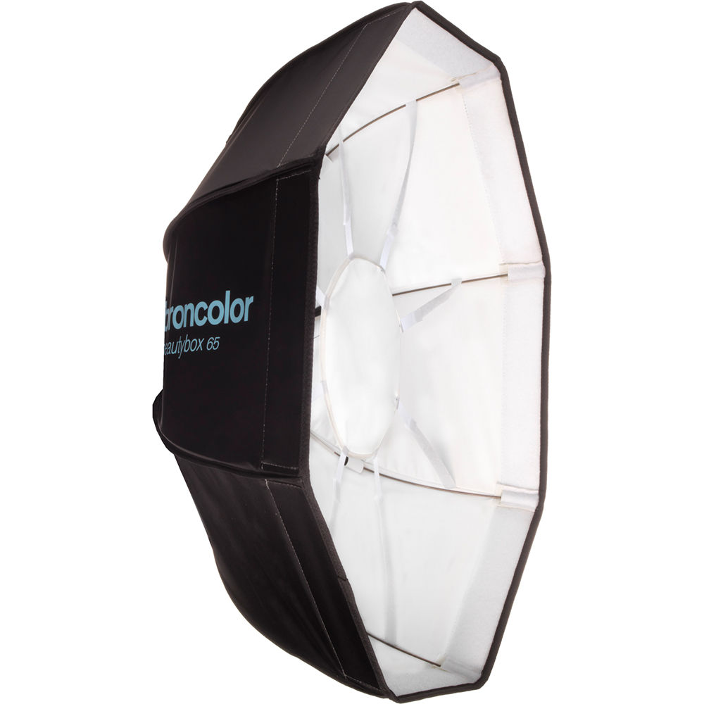 Broncolor Beautybox 65 Softbox 26"" - Reflector Doble Cara Dorado y Blanco, Difusor Frontal