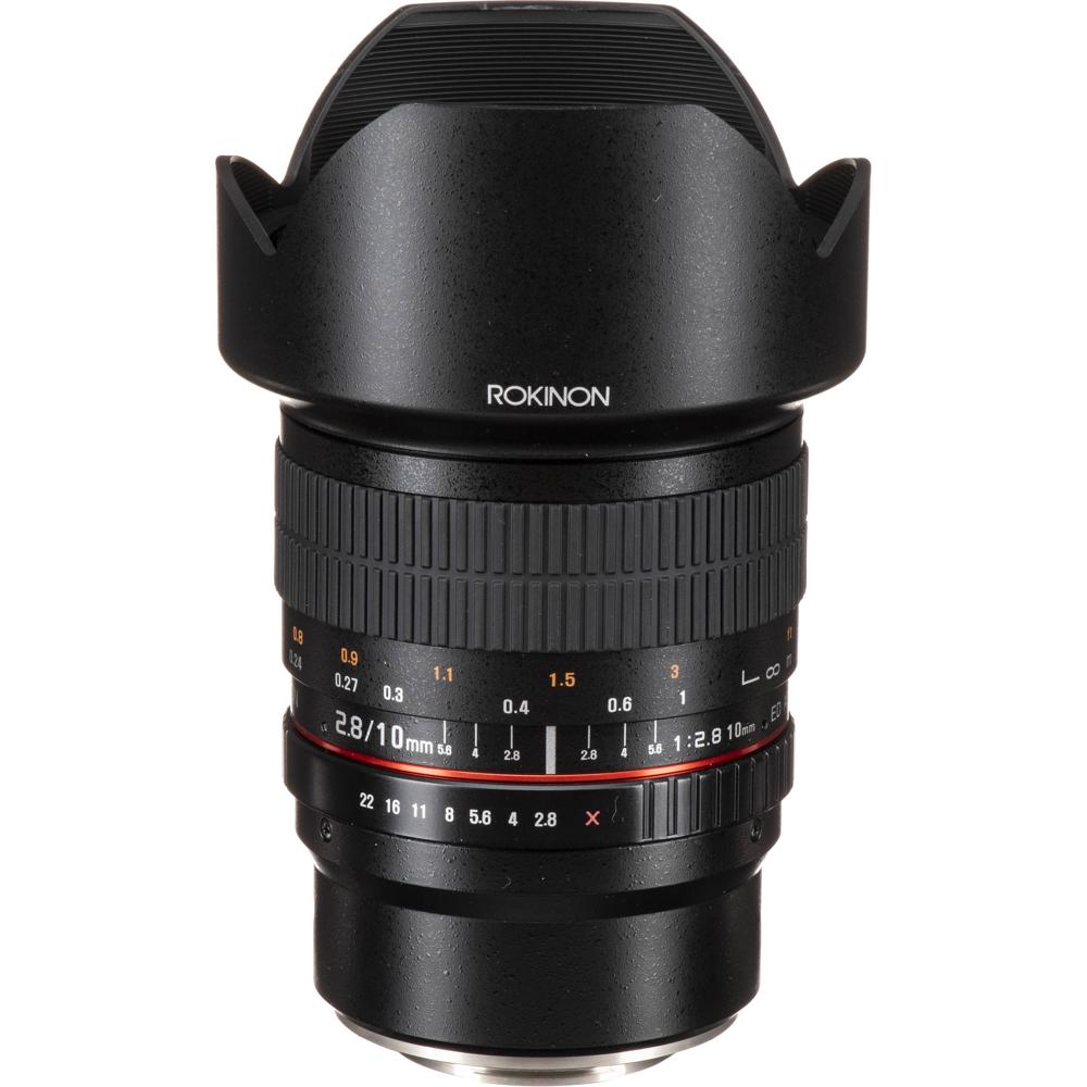 Rokinon 10mm f/2.8 ED AS NCS CS Lente para Montura Fujifilm X - Gran Angular, Apertura f/2