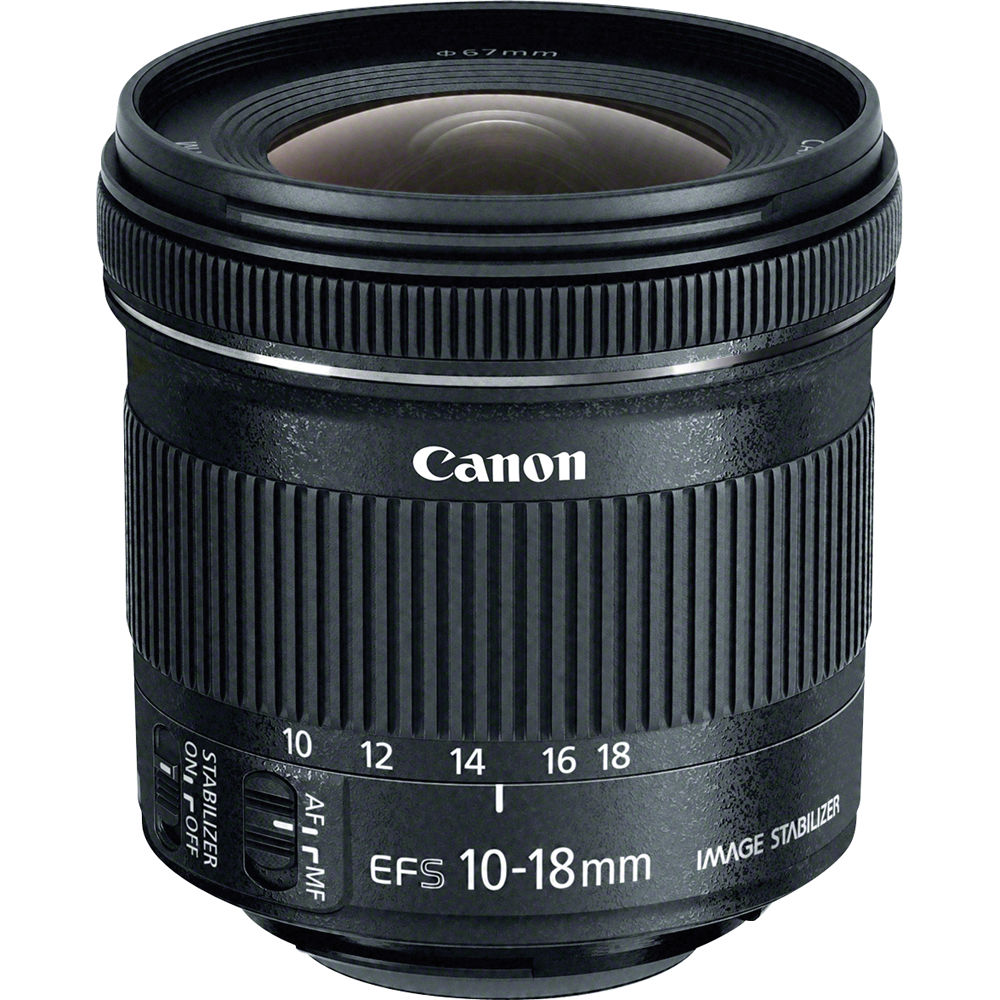 Canon EF-S 10-18mm f/4.5-5.6 IS STM - Lente Gran Angular con Estabilizador de Imagen y Mot