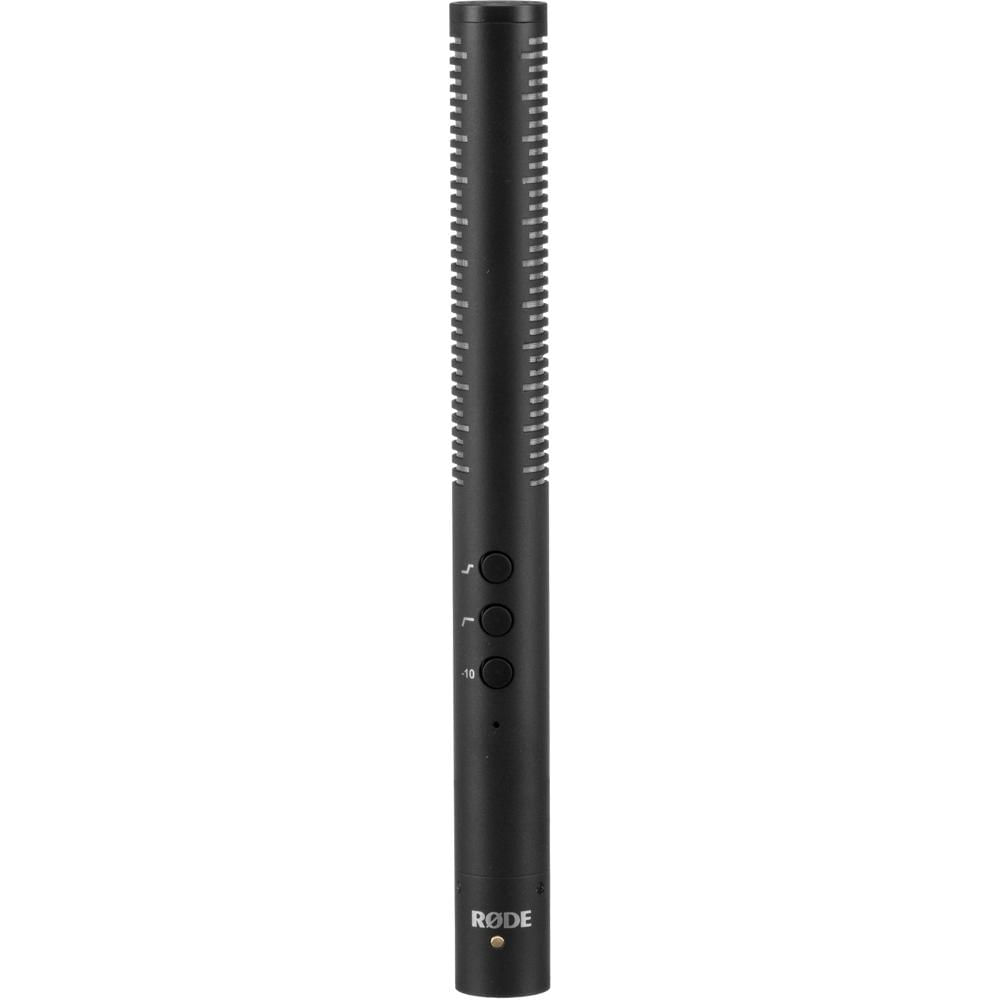 RODE Micrófono Shotgun NTG4 Supercardioide con Alimentación Phantom y Filtro de Corte Ba
