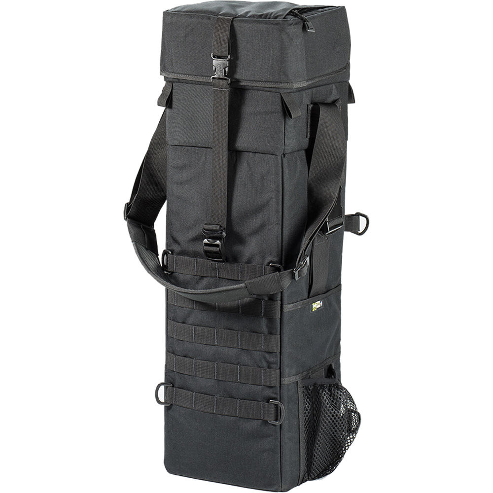 LensCoat Xpandable 3X Long Lens Bag Negra - Compatible con DSLR y Lentes Telefoto, Expansi
