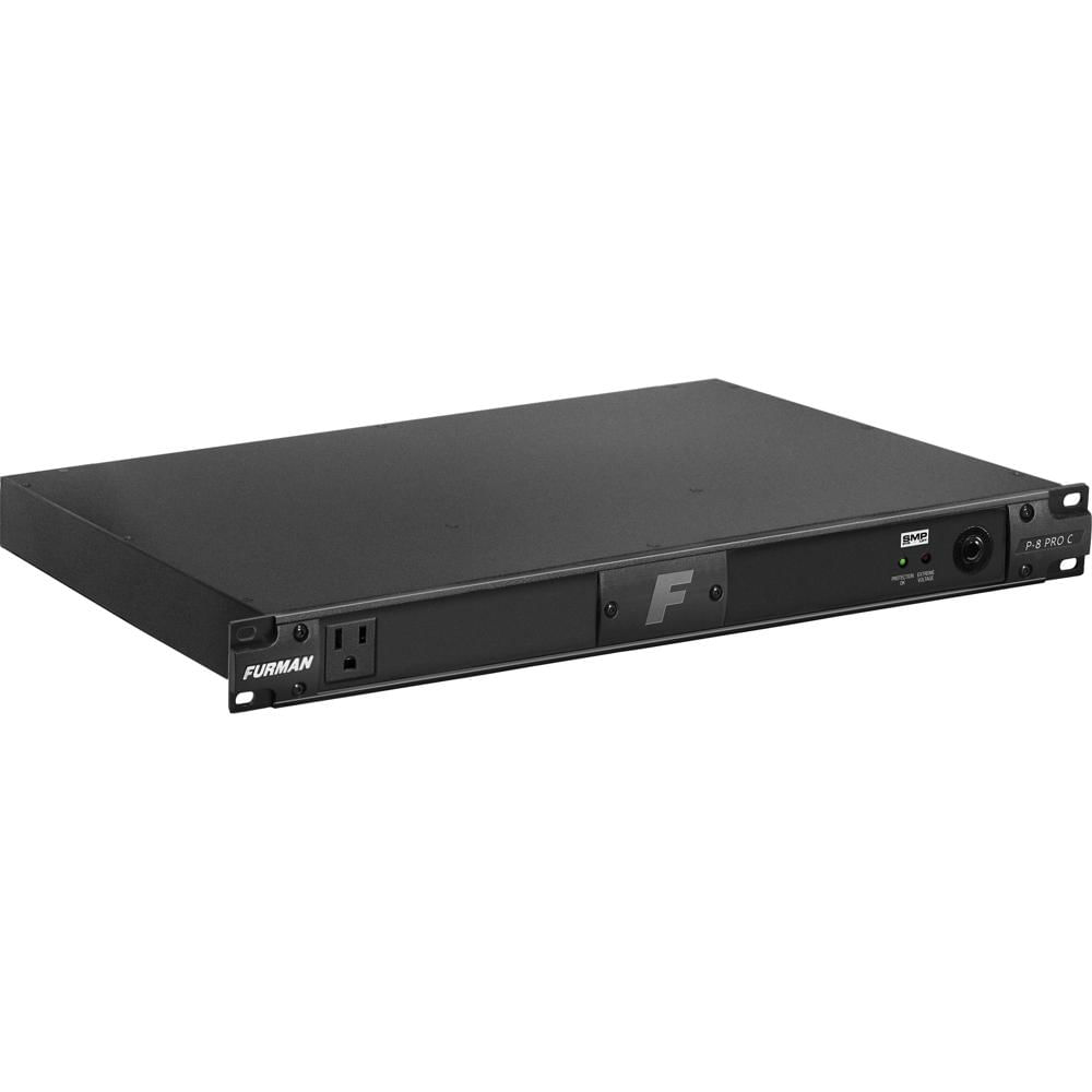 Furman P-8 Pro C Power Conditioner Rackmount 20 Amp con 9 Salidas y Protección contra Sob