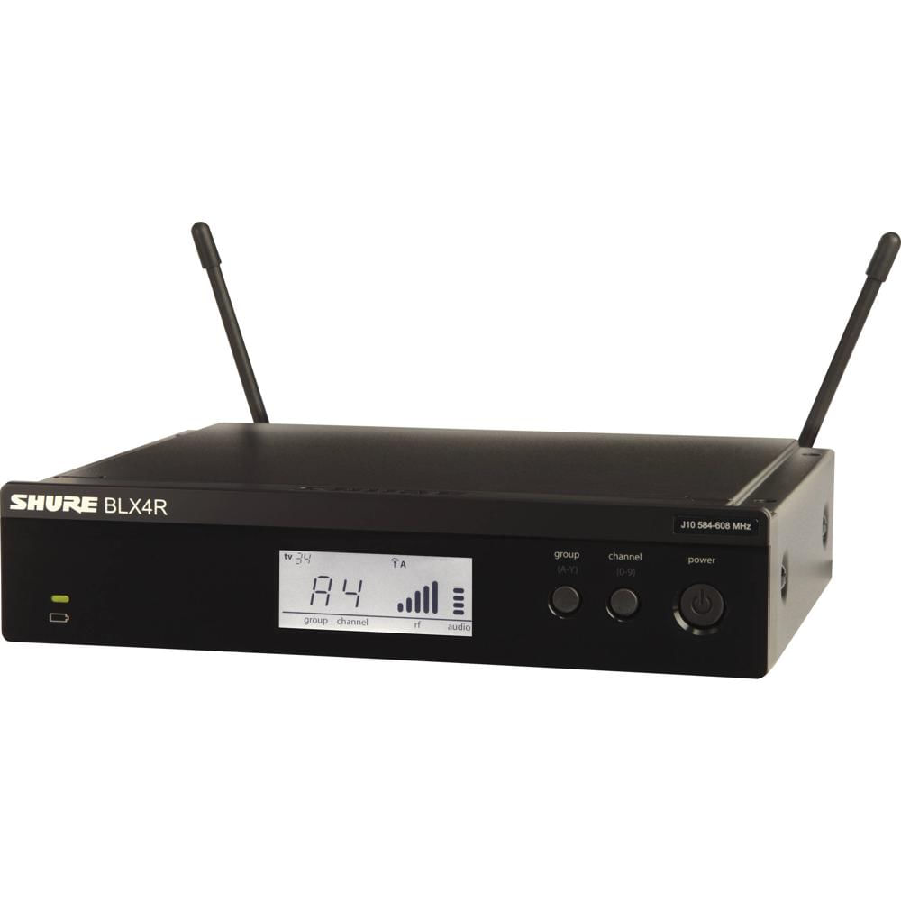 Shure Receptor Inalámbrico Rackmount BLX4R H9 (512 a 542 MHz) - Diseño de un solo canal,