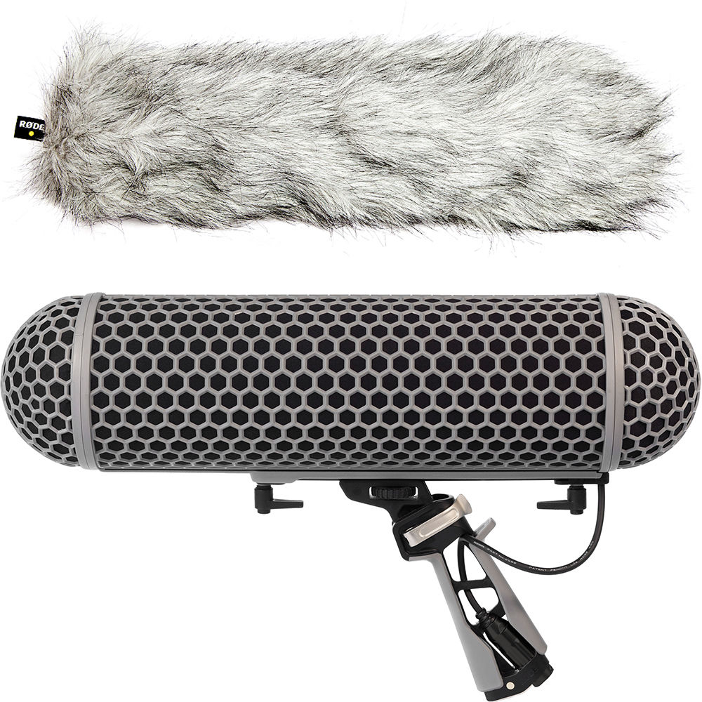 RODE Blimp Windshield y Sistema de Suspensión Rycote para Micrófonos Shotgun