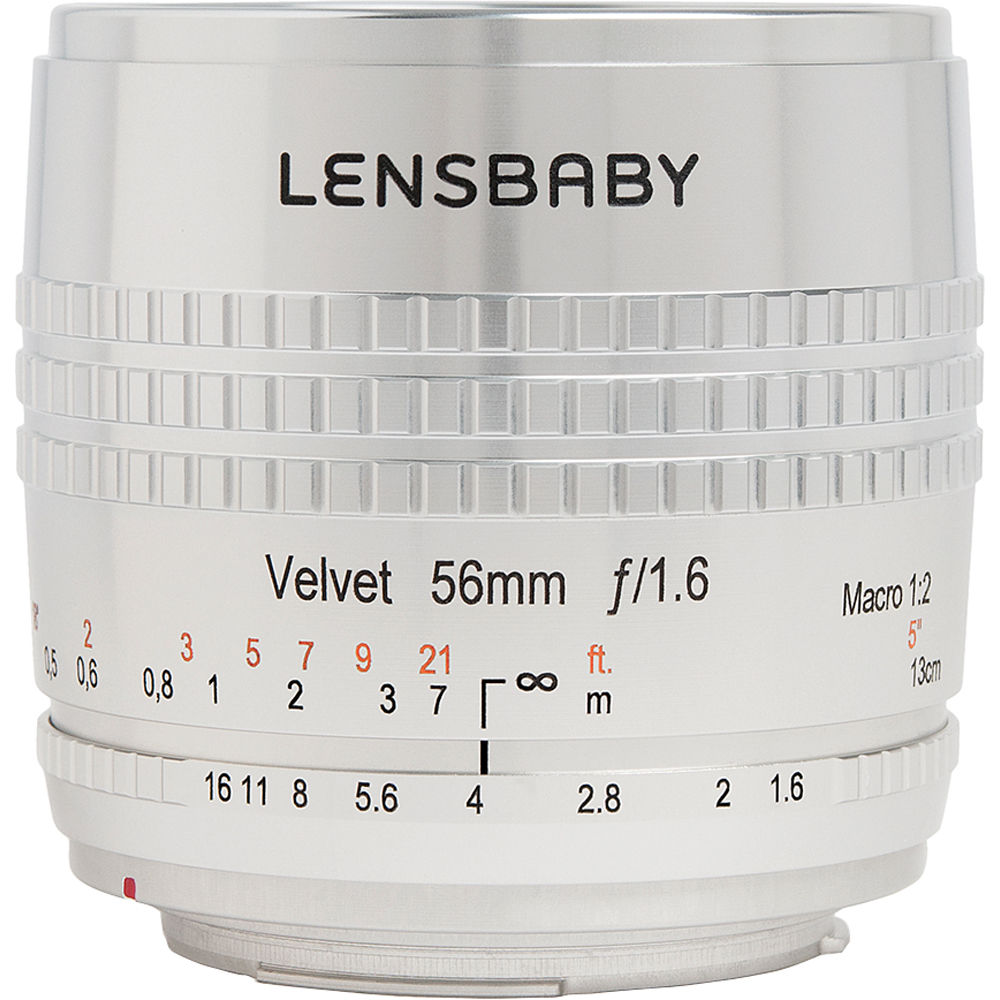 Lensbaby Velvet 56mm f/1.6 Lente para Nikon F - Efecto Suave y Brillante, Diseño Óptico