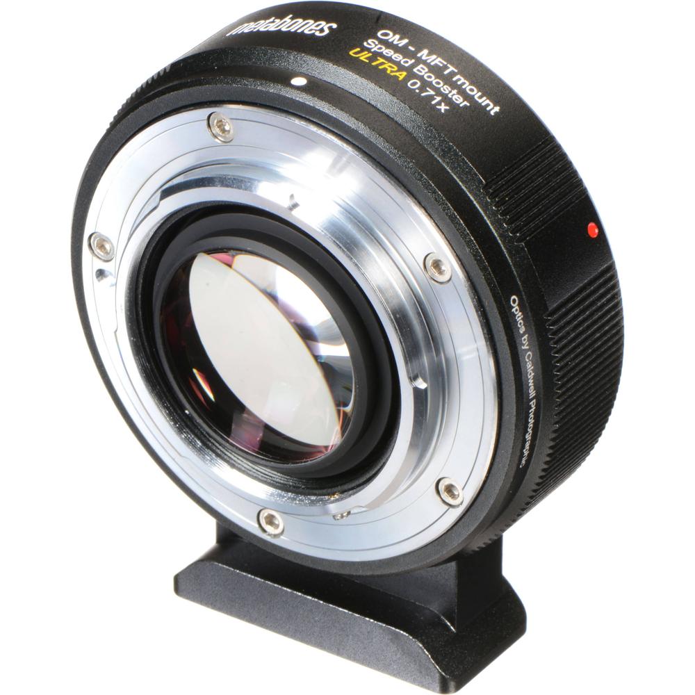 Metabones Adaptador Speed Booster Ultra 0.71x para Lentes Olympus OM a Cámaras Micro Cuat