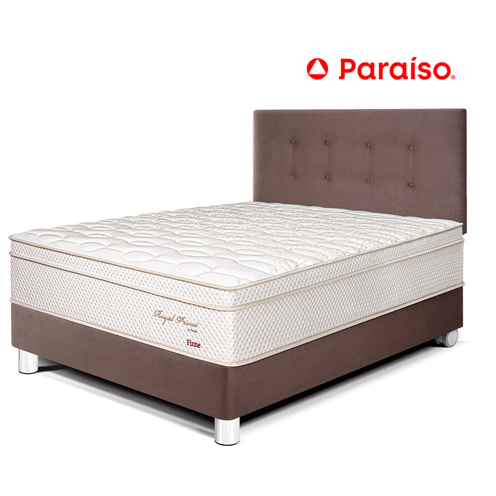 Juego de Dormitorio Paraíso Royal Prince 1.5 Plazas Chocolat
