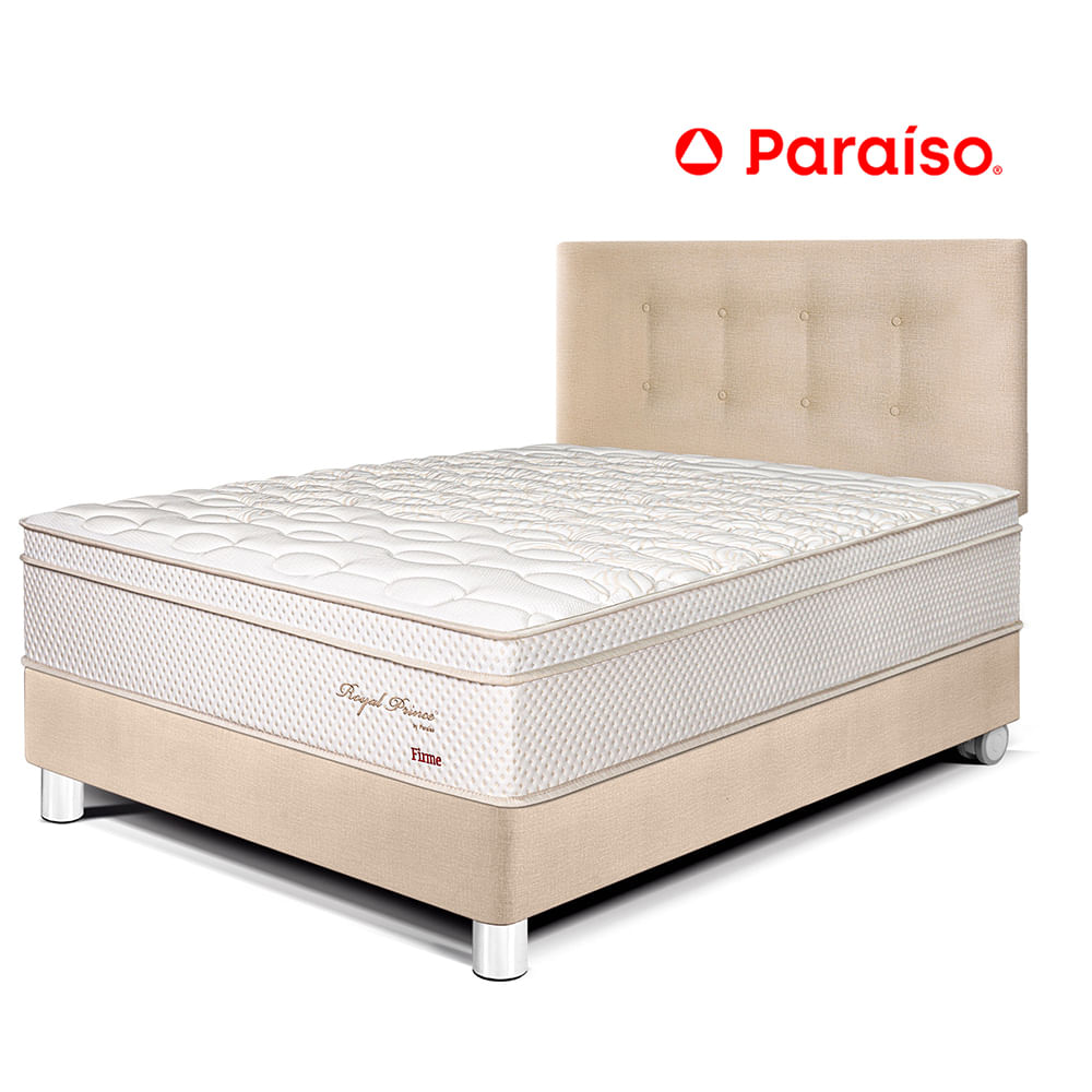 Juego de Dormitorio Paraíso Royal Prince 1.5 Plazas Champagn