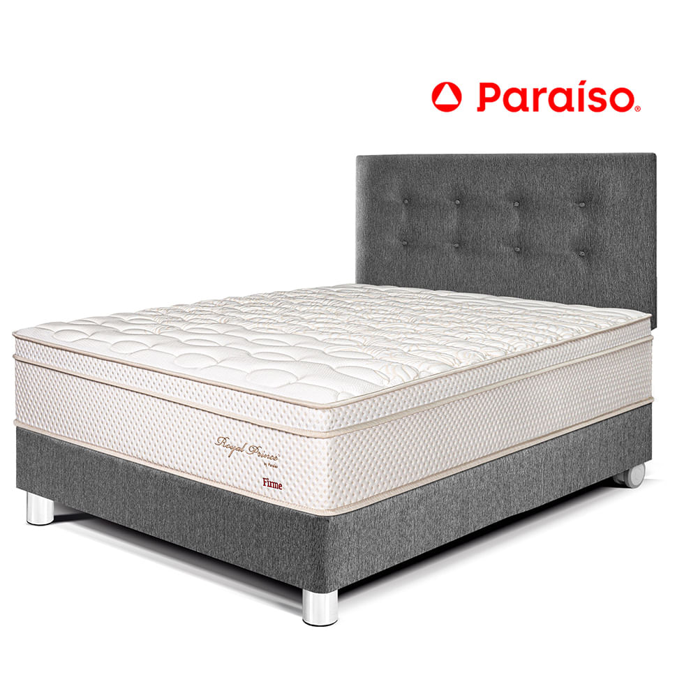 Dormitorio Royal Prince 1.5 Plazas Gris
