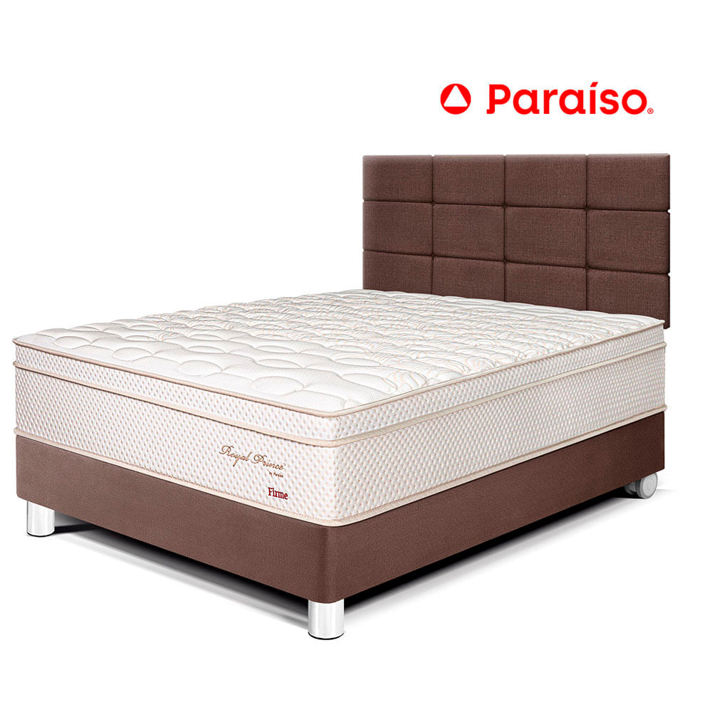 Dormitorio Royal Prince 2.Plazas con Cabecera Blocks Chocolate