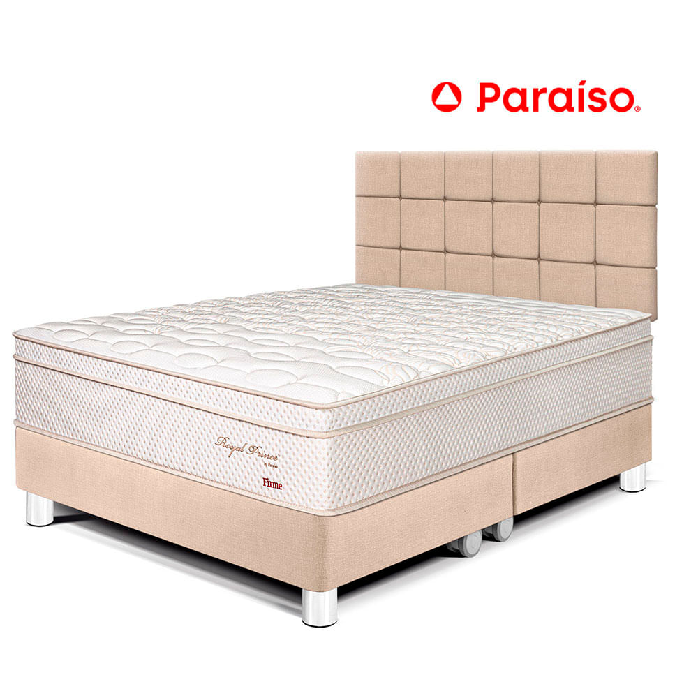 Dormitorio Royal Prince King Cabecera Blocks Champagne