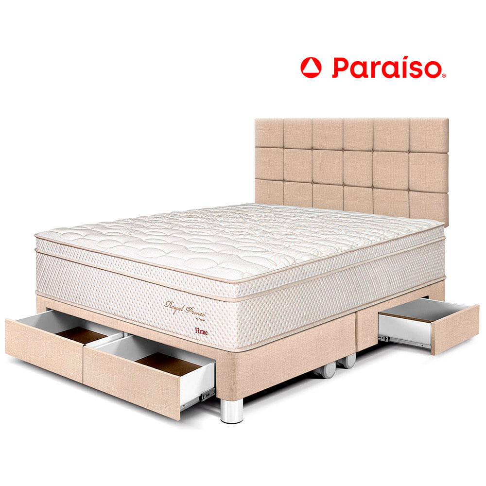 Dormitorio Royal Prince Cajones King Cabecera Blocks Champagne