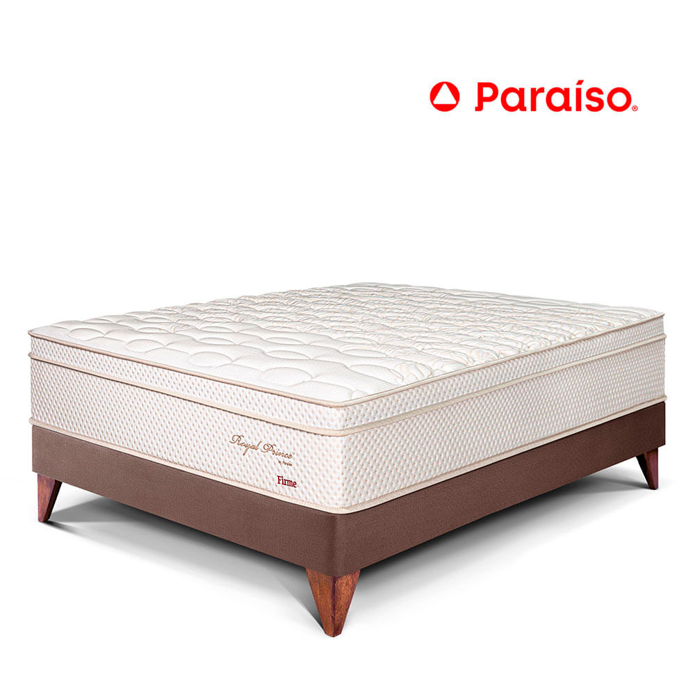 Cama Europea Royal Prince 1.5 Plazas - Chocolate