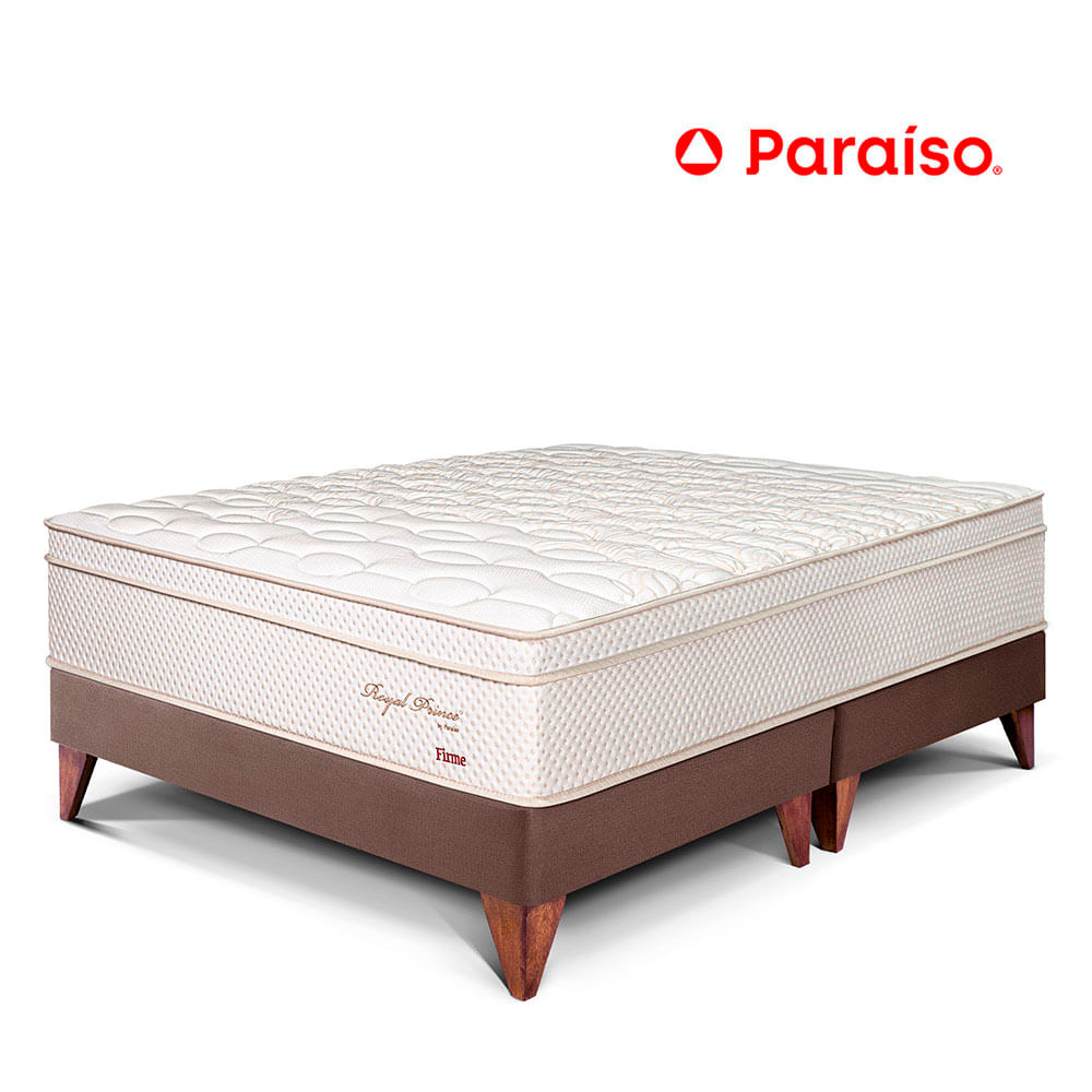 Cama Europea Royal Prince Queen - Chocolate
