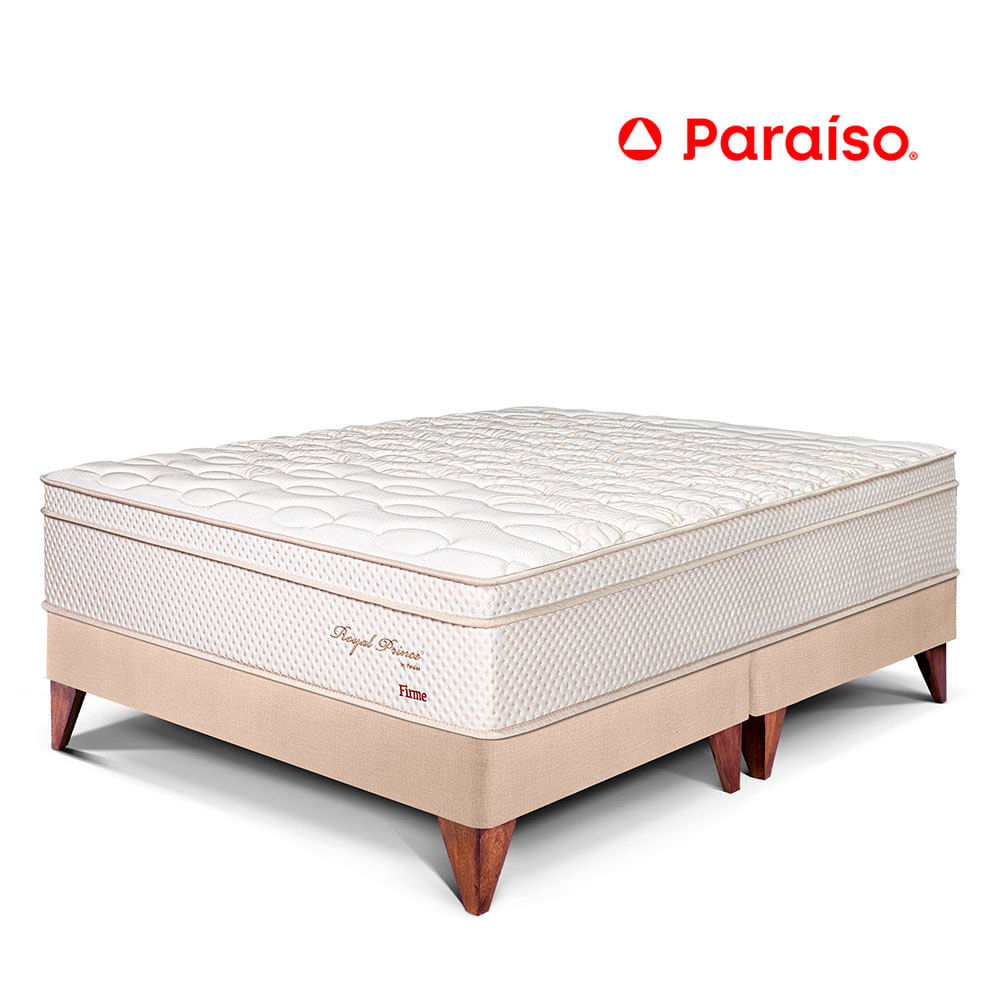 Cama Europea Royal Prince King Champagne