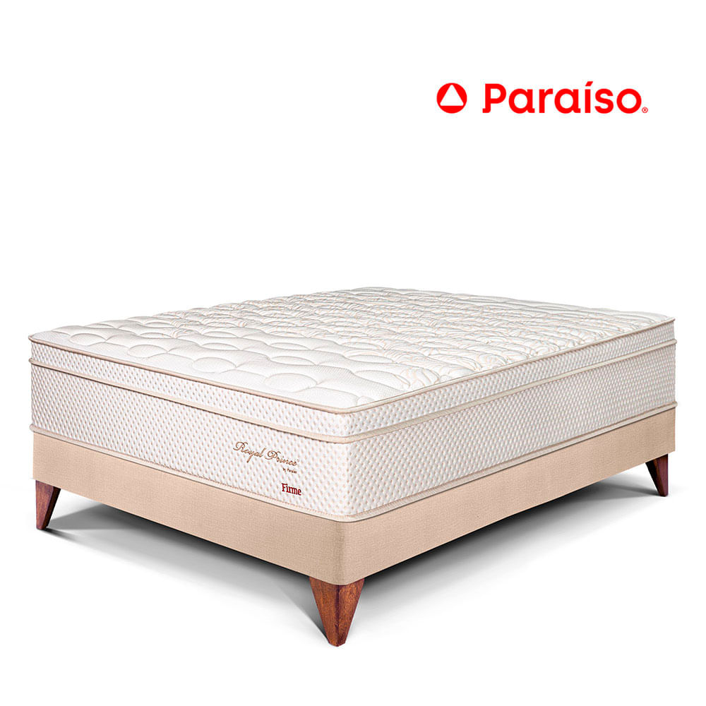 Cama Europea Royal Prince 2 Plazas Champagne