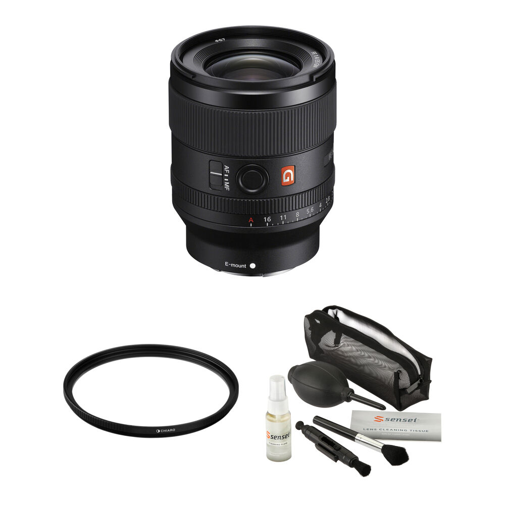 Sony FE 35mm f/1.4 GM - Lente E-Mount Full-Frame con Filtro 67mm, Abertura f/1.4 a f/16, C
