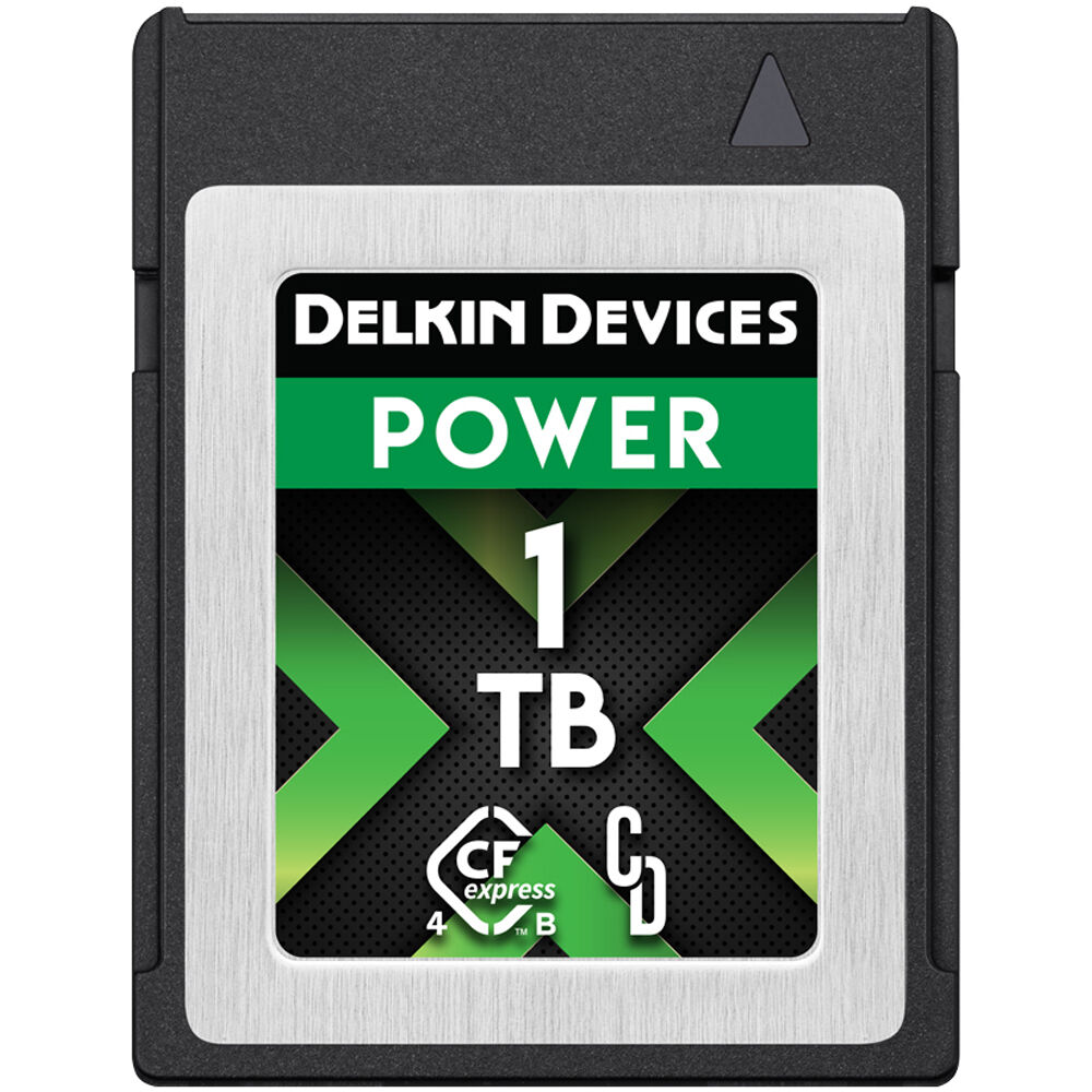 Delkin Devices 1TB POWER 4.0 CFexpress Type B Memory Card - 3560 MB/s Lectura, 3220 MB/s E