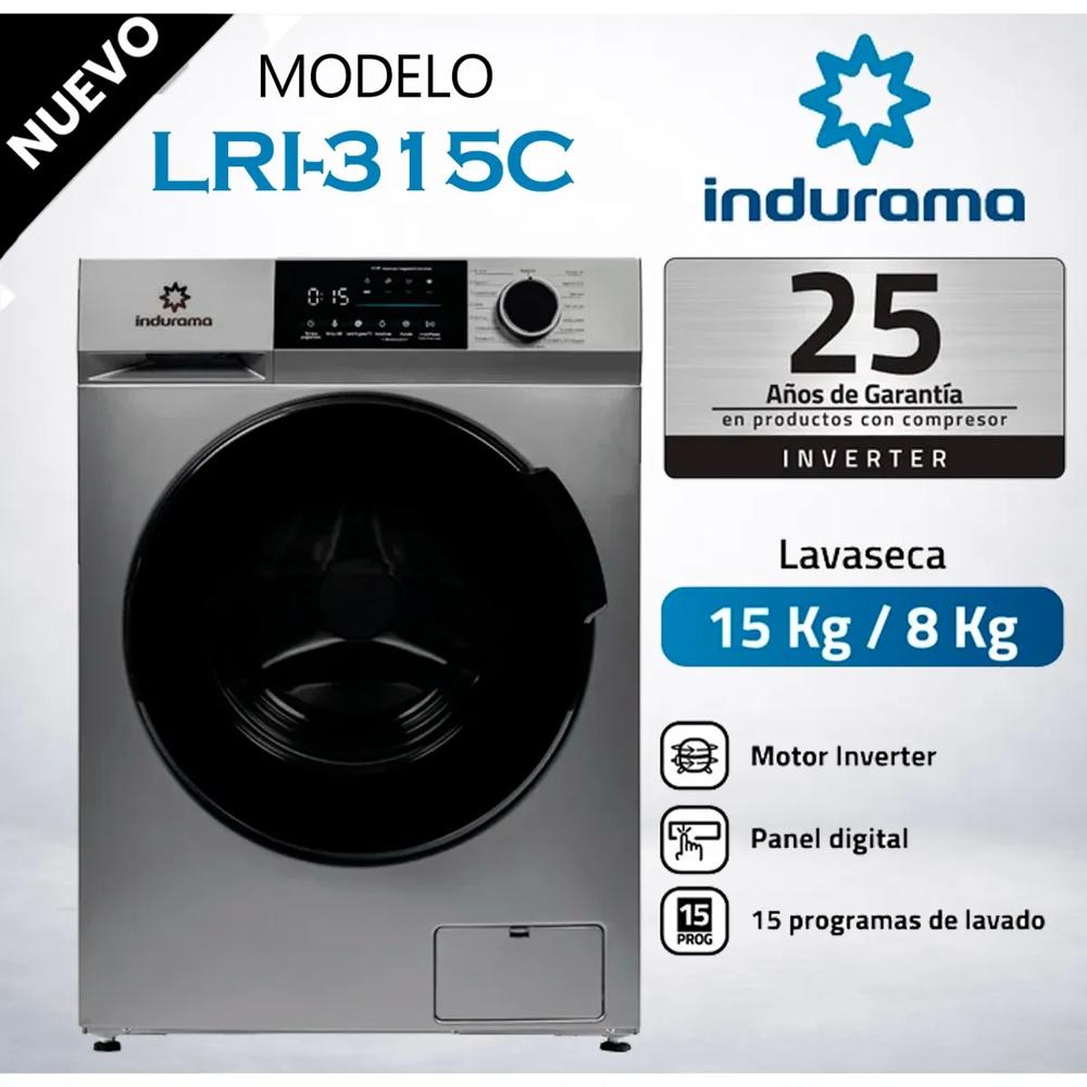 Lavaseca Indurama 15KG - 8KG LRI-315C