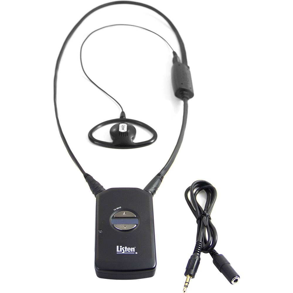 Listen Technologies Receptor IR Inteligente DSP Modelo LR-4200-IR con bucle de cuello y au