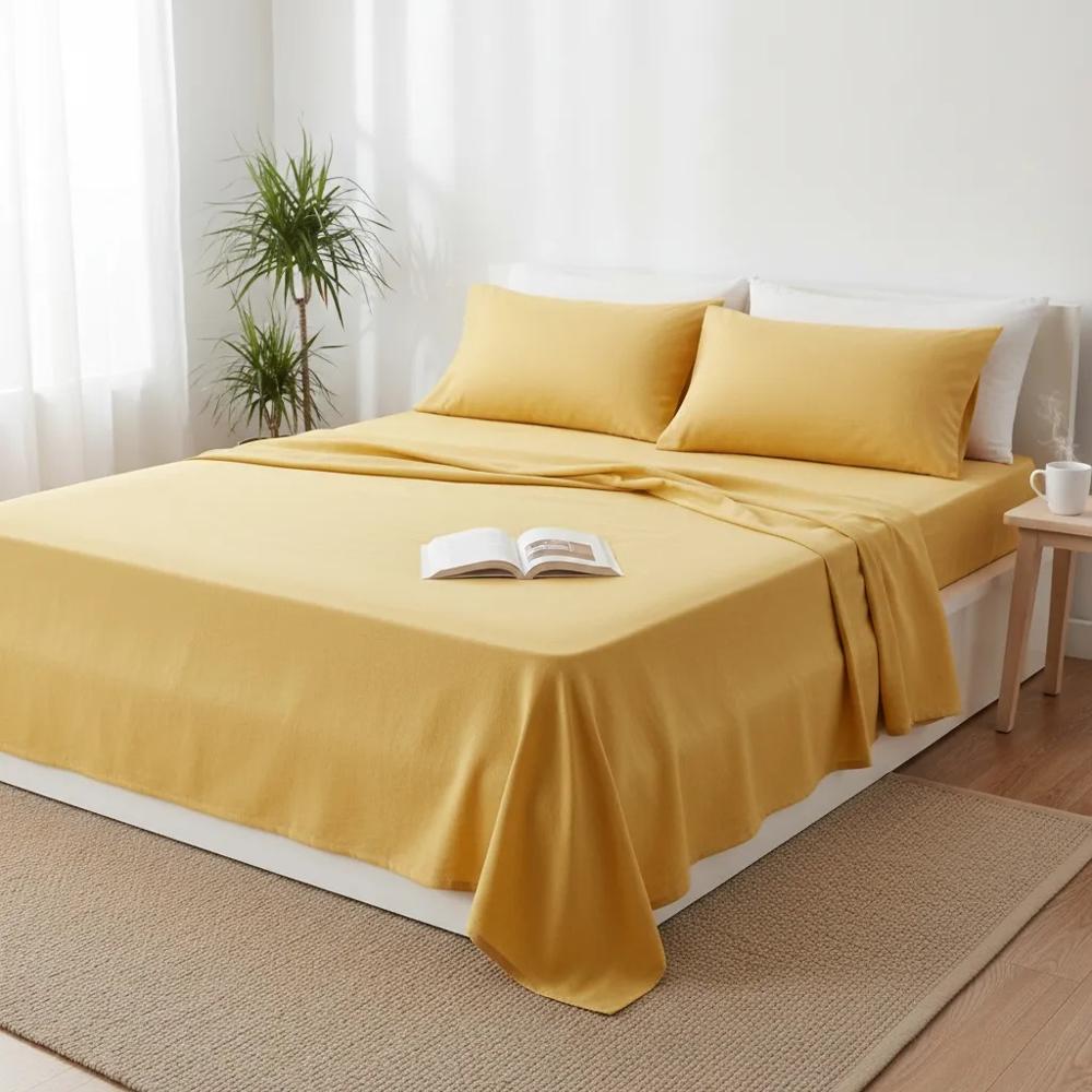 Juego de sabanas algodón pima interiotex 180 hilos 2 Plazas color Tropicana Liso talla 2 Plazas Tropicana