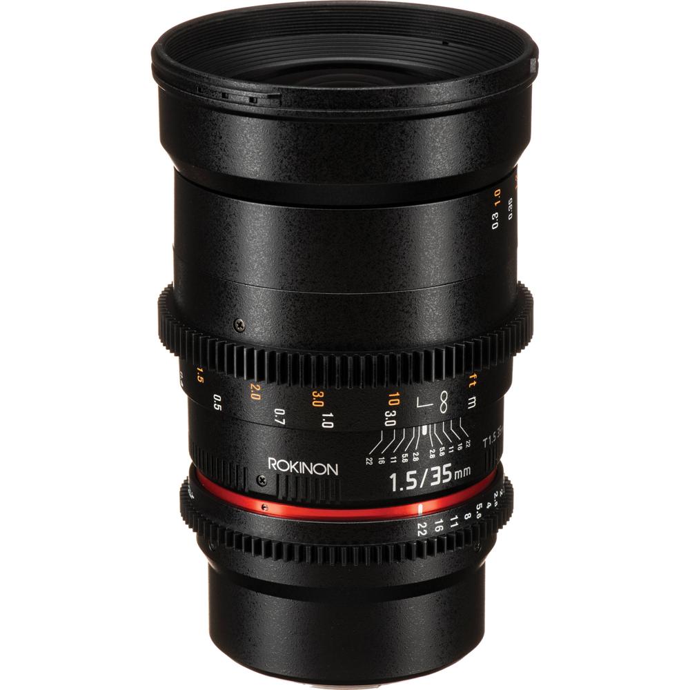 Rokinon 35mm T1.5 Cine DS Lente para Montura Micro Cuatro Tercios, Abertura T1.5, Distanci