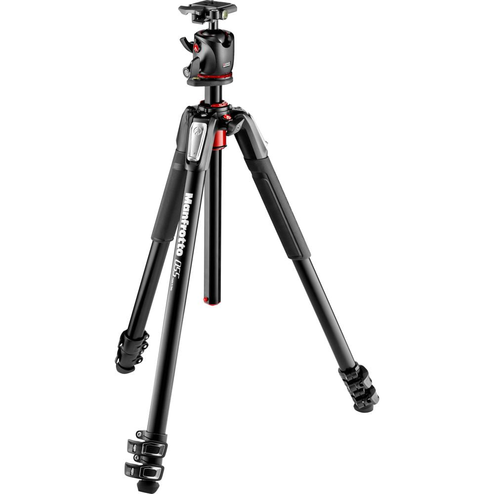 Manfrotto Tripode de Aluminio MK055XPRO3-BHQ2 con Cabezal de Bola XPRO y Placa QR 200PL