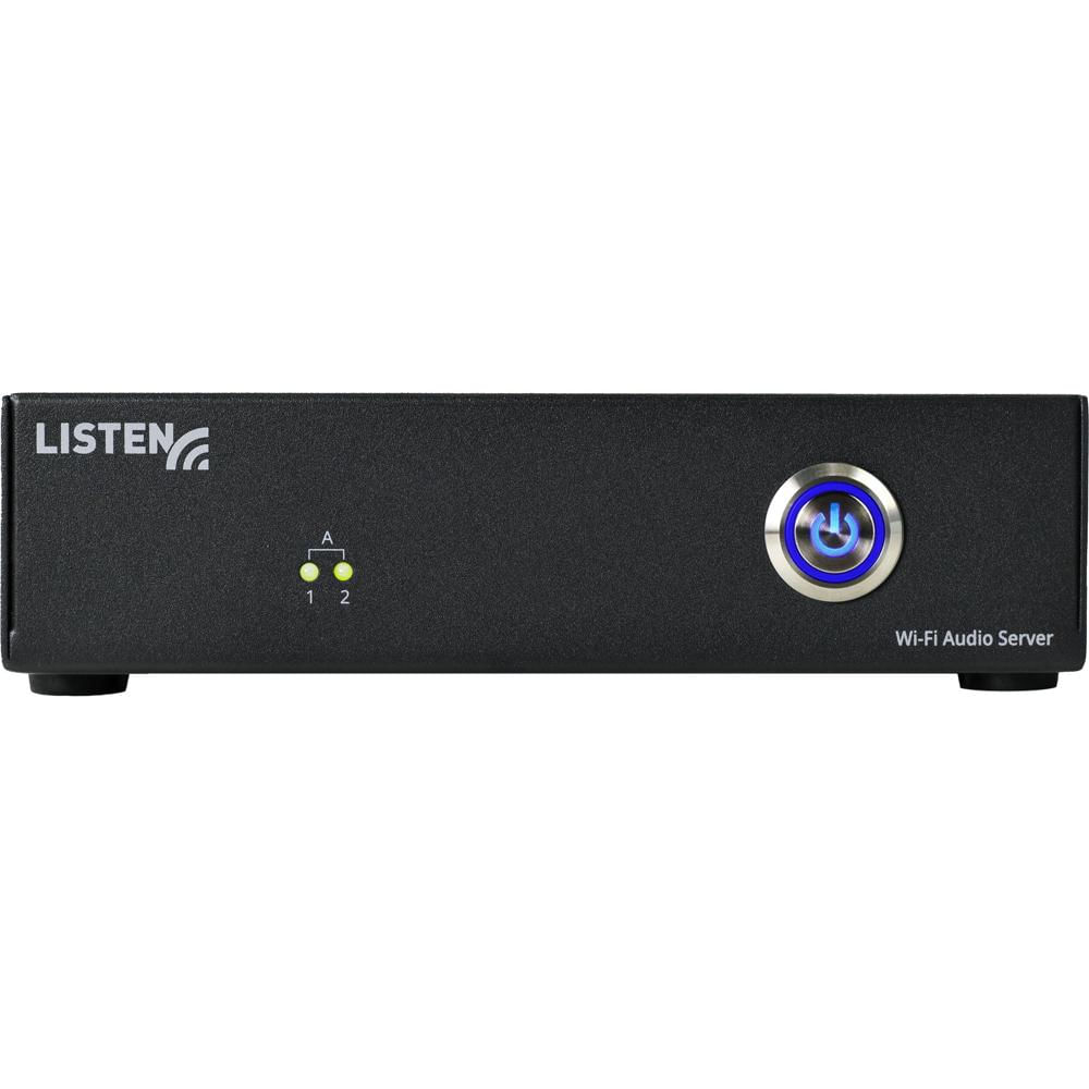 Listen Technologies Servidor de Audio Wi-Fi ListenWIFI 2 Canales - Transmisión para 500 U