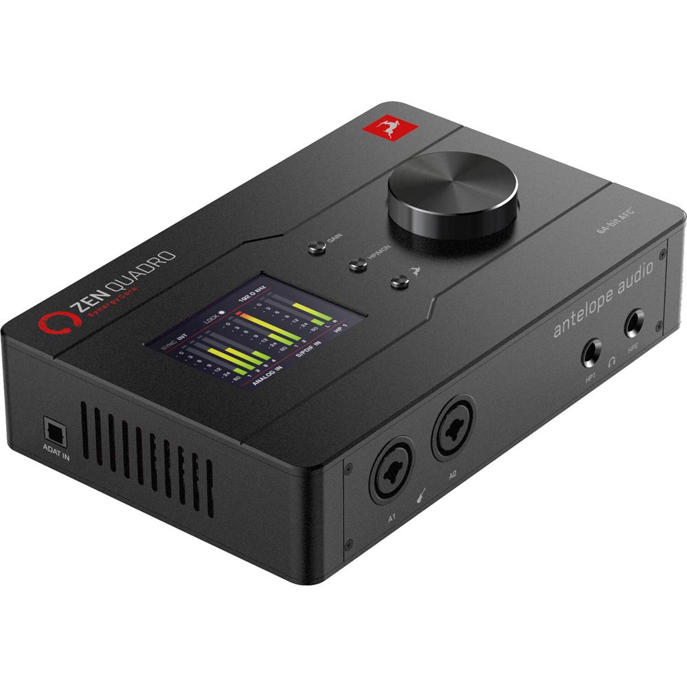 Antelope Zen Quadro Synergy Core Interfaz de Audio USB-C Doble con 4 Preamplificadores de