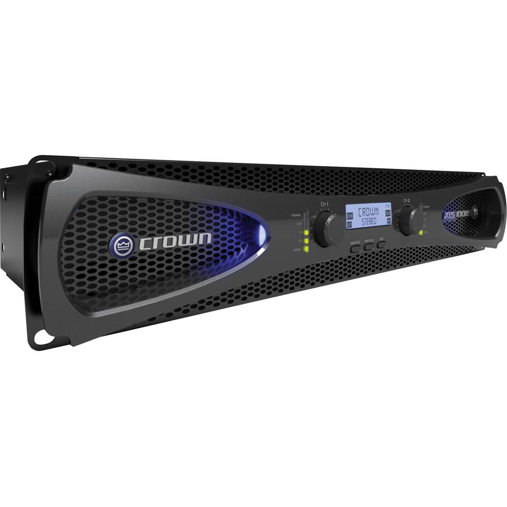 Crown XLS 1002 Amplificador de Potencia Estéreo 350W a 4 Ohm, Clase D, Rackmount, DSP Int