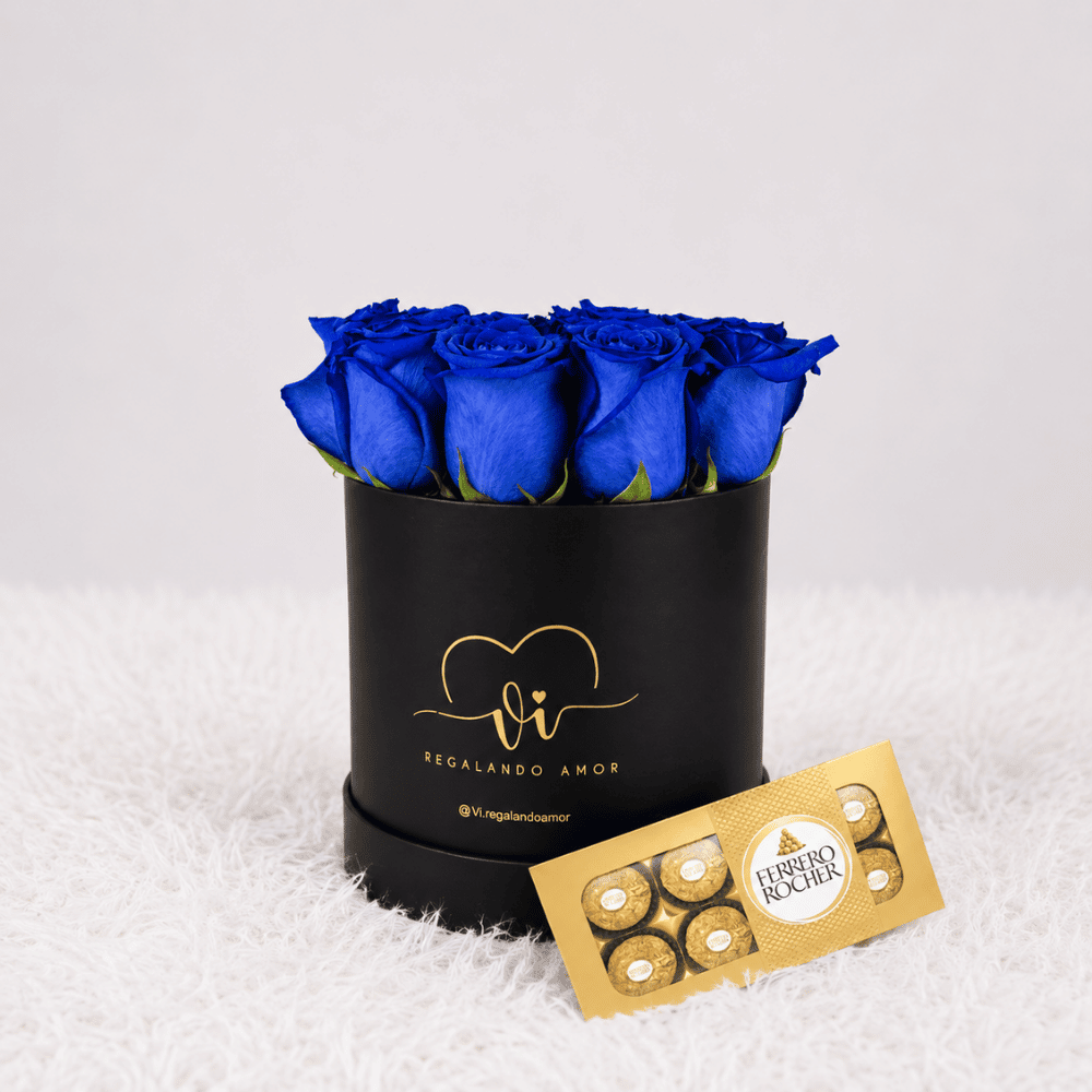 Box Dual Box Clasico Rosas Azules - Chocolate | Oechsle - Oechsle