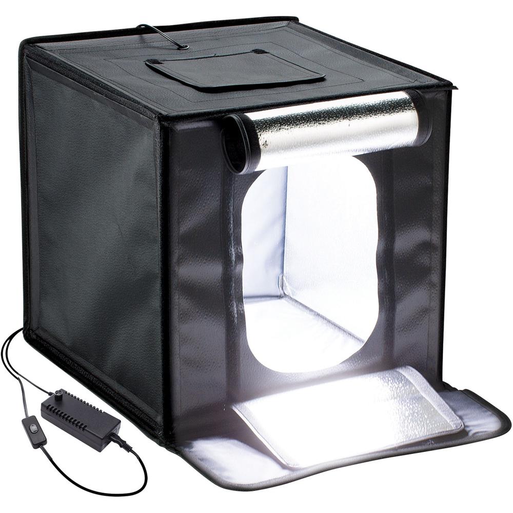 Smith-Victor Estudio de Fotografía LED 17"" Portátil con Panel Dimmable 5500K y Turntable