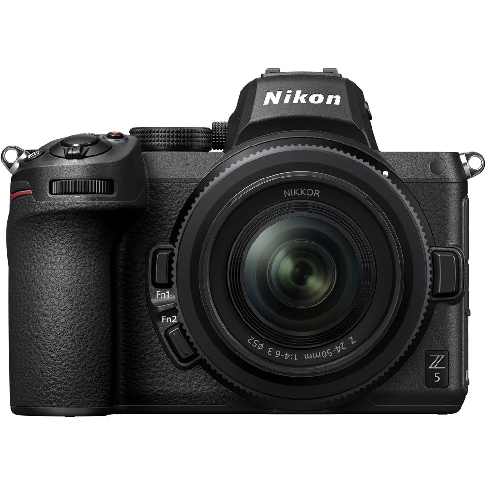 Nikon Z5 Cámara Mirrorless con Lente NIKKOR Z 24-50mm f/4-6.3, Sensor CMOS de 24.3MP, Gra