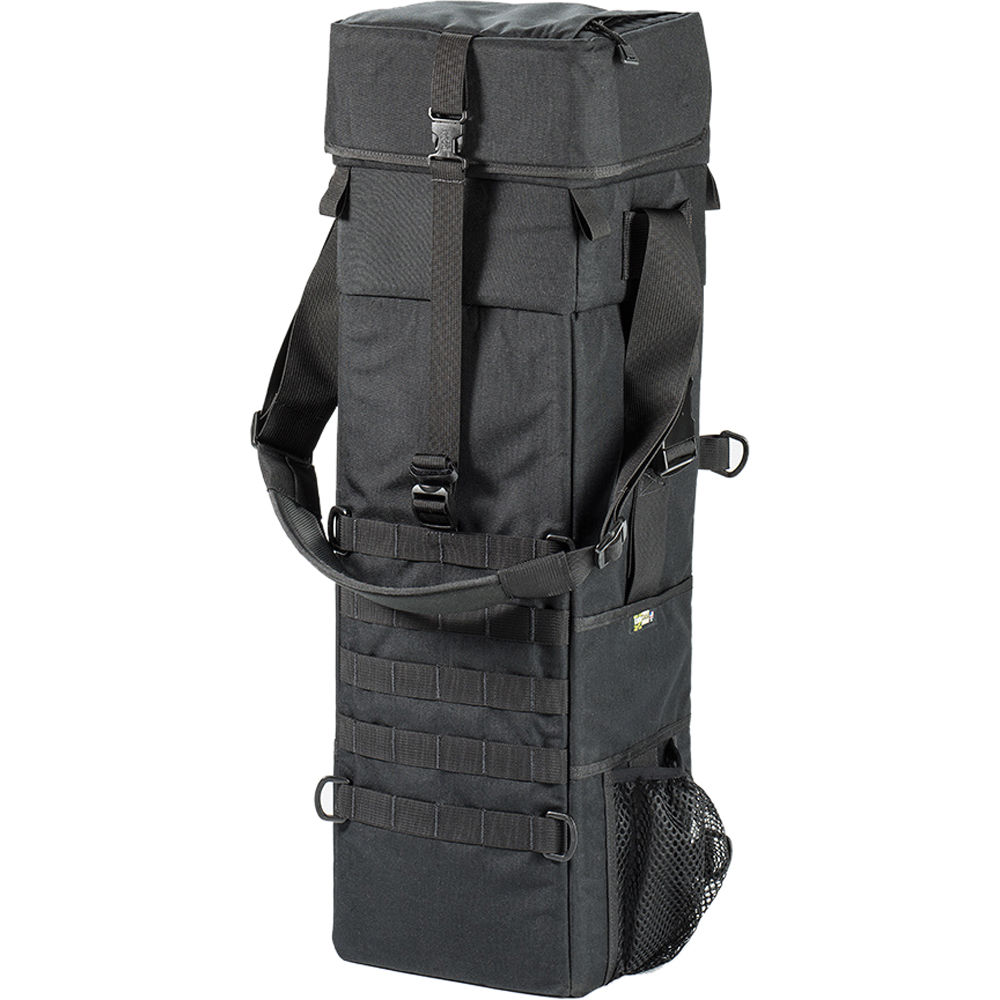 LensCoat Xpandable 4X Bolsa para Lentes Largos Negra - Compatible con DSLR y Lentes Telefo