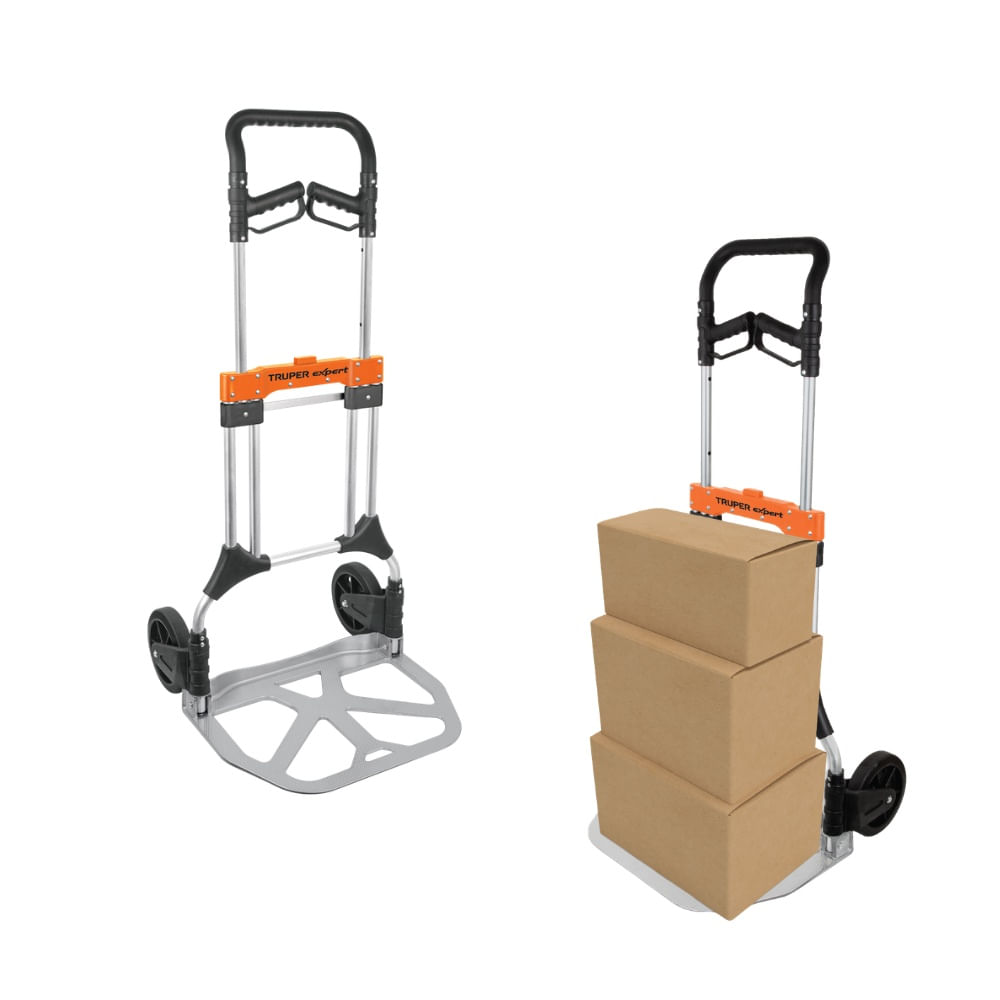 Carretilla Coche de Carga Plegable con cuerpo y base de Aluminio 200 Kg DIA-200AX