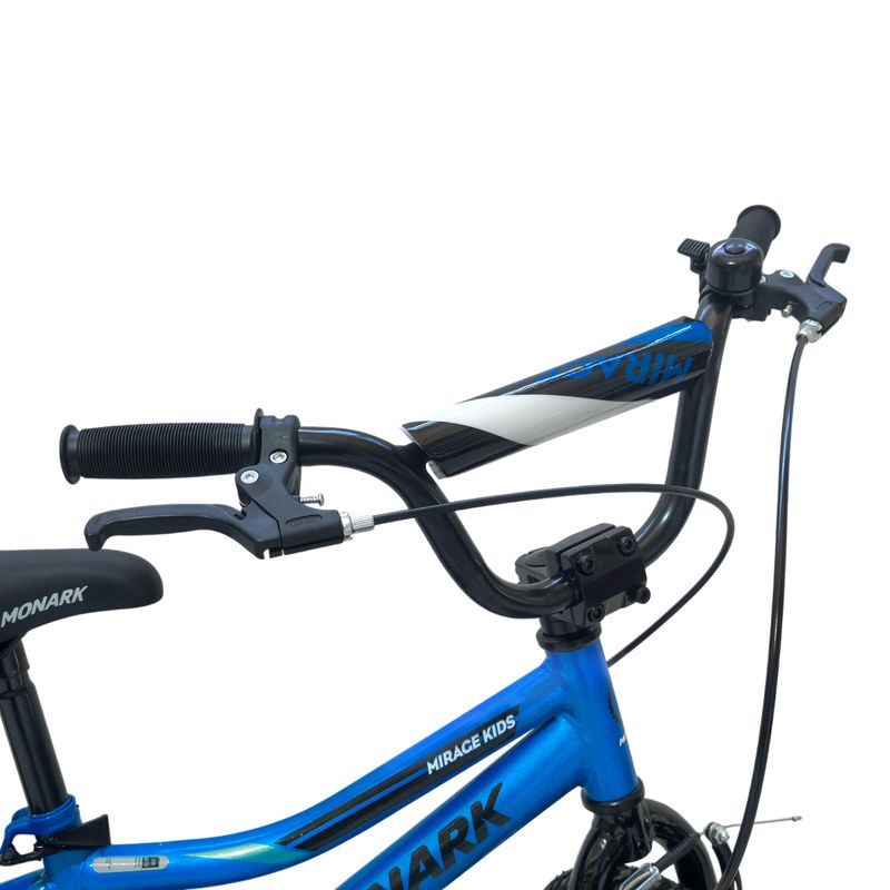 Bicicleta Monark Mirage Kids Aro 16 Urbana Niño Azul Negro