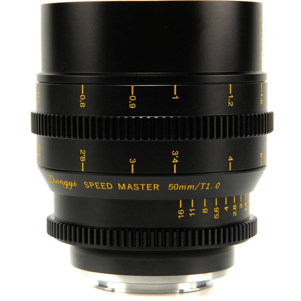 Mitakon Zhongyi Speedmaster S35 50mm T1 Cine Lens Canon RF - Apertura T1, Cobertura Super3