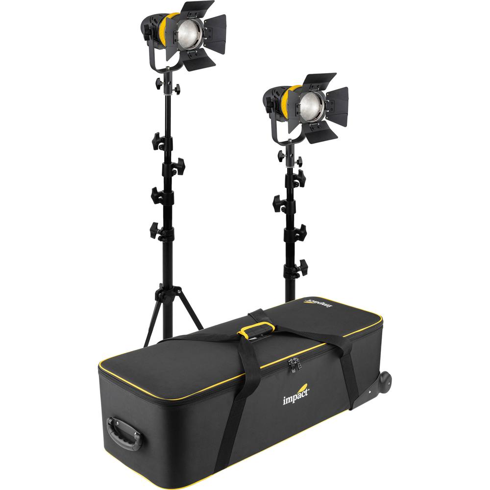 Genaray Torpedo Portable Daylight Focusing 2-LED Light Kit - 2 Luces LED, 15 a 75° de Enf