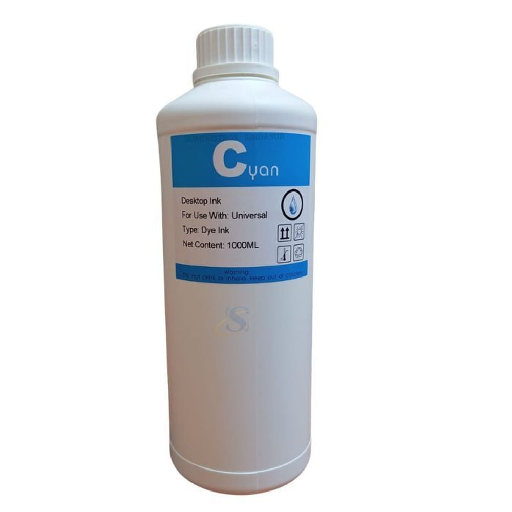 TINTA COMPATIBLE PARA EPSON DE 1 LITRO CIAN